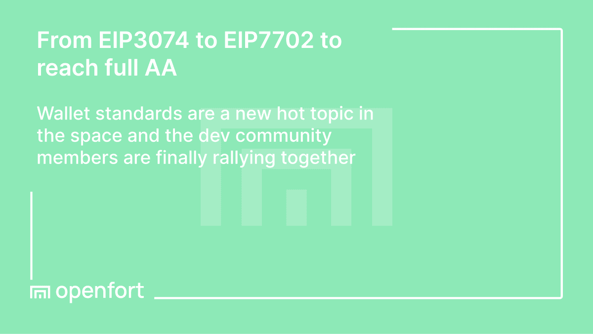 EIP-3074 to EIP-7702: Advancing Ethereum Account Abstraction