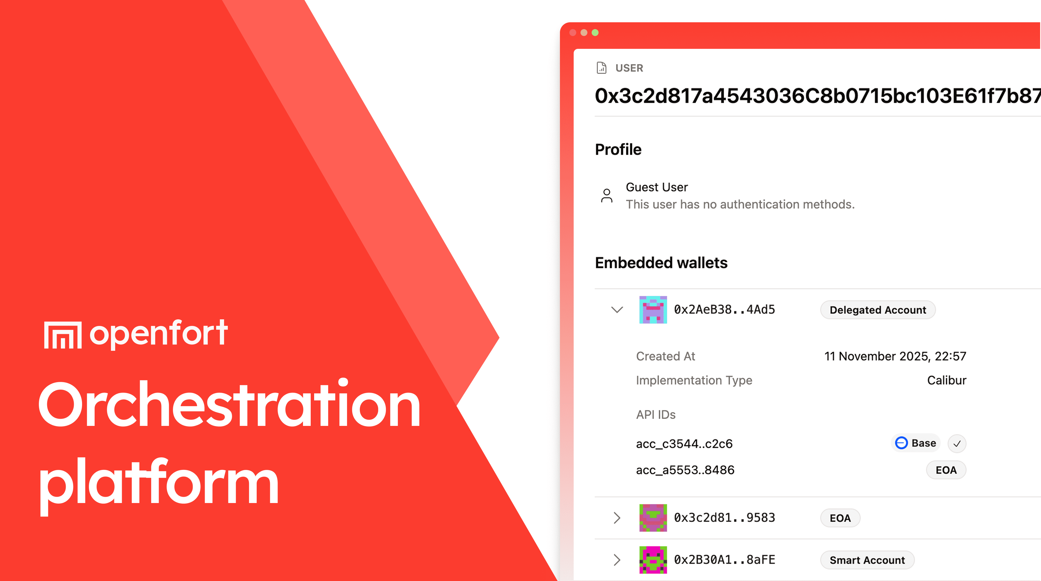 Orchestration Platform: Manage Signers and Contracts